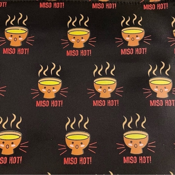 DAVID & GOLIATH handbag purse Miso Hot Bag Soup black stupid factory - Picture 2 of 5